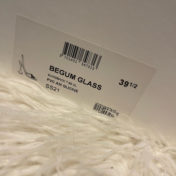 Amina Muaddi Begum Glass purple Size 39.5 - Picture 4 of 7